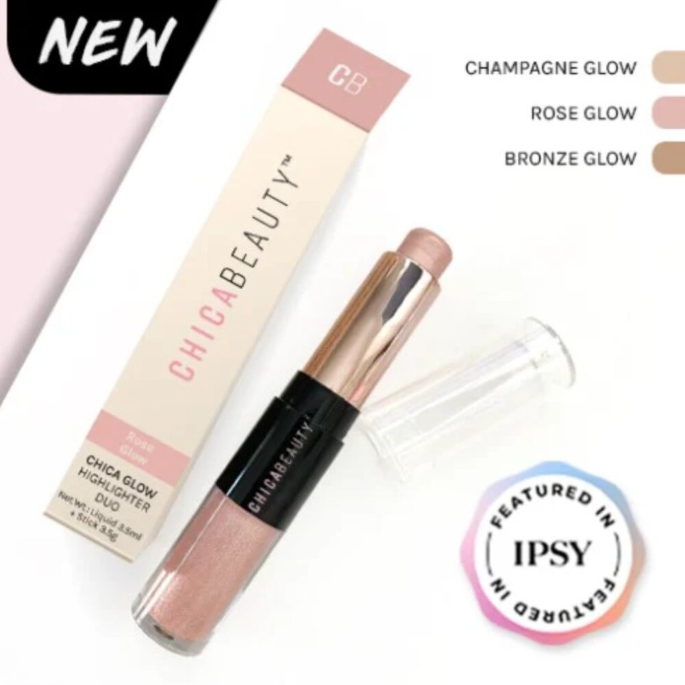 NEW! Chica Beauty "Chica Glow" Highlighter Duo